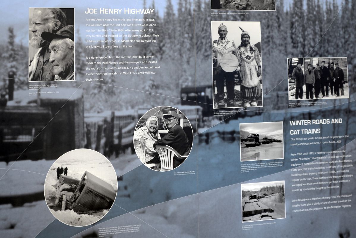 05D Joe Henry Highway Display At Tombstone Interpretive Centre In Tombstone Park Yukon